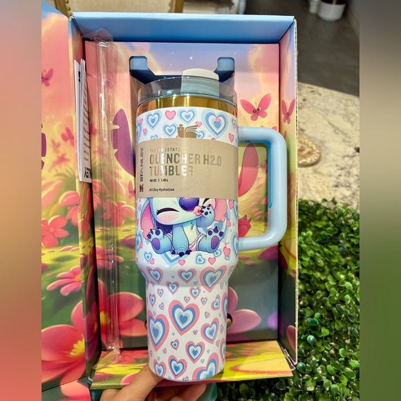 Customized Beautiful stanley cute stitch 40 oz - Picture 2 of 4